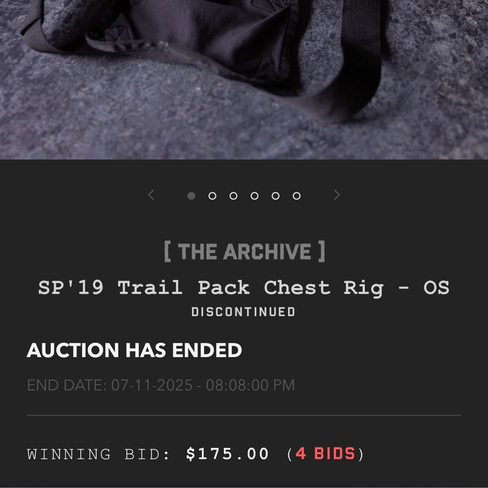 ASVR Trail Pack Chest Rig - BLACK - Picture 2 of 3